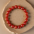 Motivating Carnelian Bead Bracelet | Confidence Booster & Vitality Shield